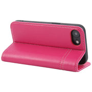 For iPhone 16e GEBEI Top-grain Horizontal Flip Leather Phone Case(Rose Red)
