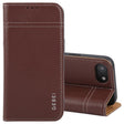 For iPhone 16e GEBEI Top-grain Horizontal Flip Leather Phone Case(Brown) - free shipping - PMc TechLife - Order now!