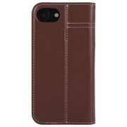 For iPhone 16e GEBEI Top-grain Horizontal Flip Leather Phone Case(Brown)