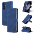 For Samsung Galaxy S24 5G AZNS Skin Feel Calf Texture Flip Leather Phone Case(Blue) - free shipping - PMC Jewellery - Order now!