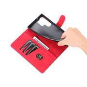 For Samsung Galaxy S24 Ultra 5G AZNS Skin Feel Calf Texture Flip Leather Phone Case(Red)