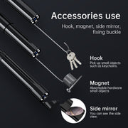 128AV 8mm Lenses Industrial Pipeline Endoscope with 2.4 inch Screen, Spec:10m Tube