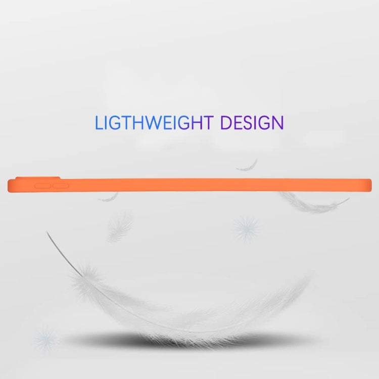 For iPad Air 11 2024 / 2025 Oil Spray Skin-friendly TPU Tablet Case(Orange)