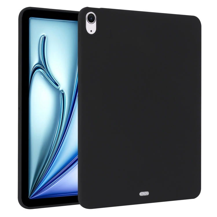 For iPad Air 11 2024 / 2025 Oil Spray Skin-friendly TPU Tablet Case(Black)