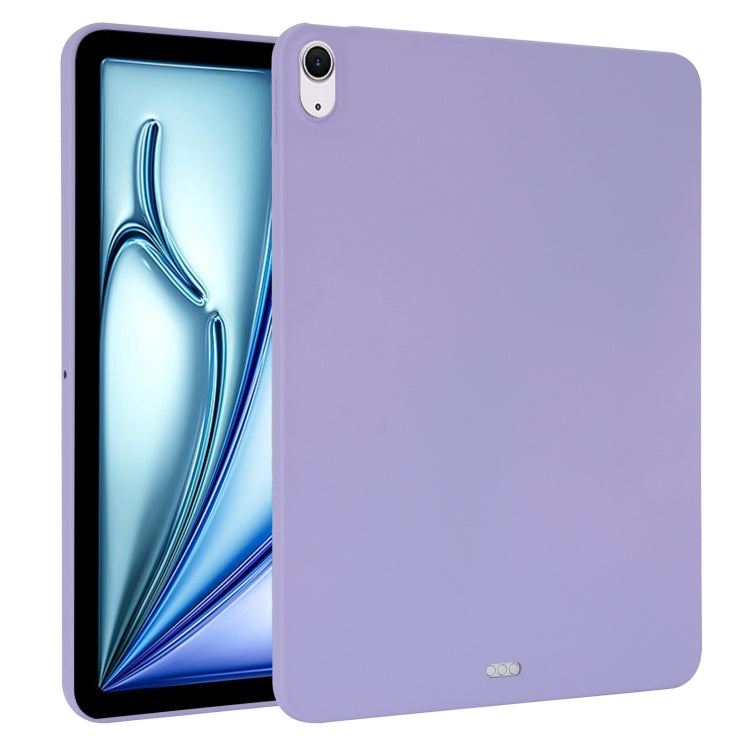 For iPad Air 11 2024 / 2025 Oil Spray Skin-friendly TPU Tablet Case(Purple)