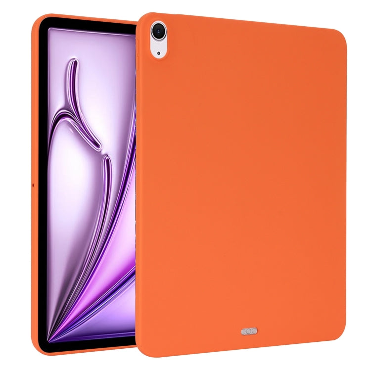 For iPad Air 13 2024 Oil Spray Skin-friendly TPU Tablet Case(Orange)