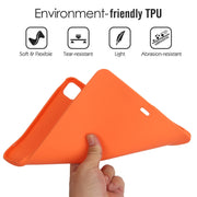 For iPad Air 13 2024 Oil Spray Skin-friendly TPU Tablet Case(Orange)