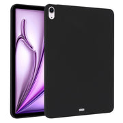 For iPad Air 13 2024 / Air 13 2025 Oil Spray Skin-friendly TPU Tablet Case(Black)