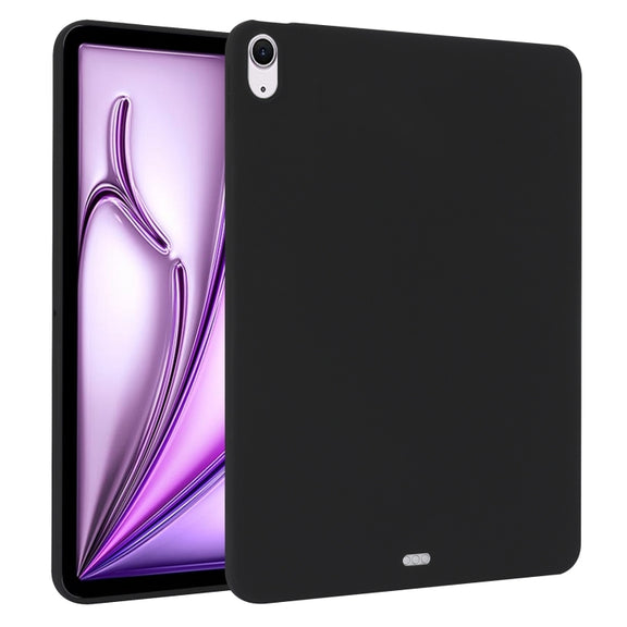 For iPad Air 13 2024 / Air 13 2025 Oil Spray Skin-friendly TPU Tablet Case(Black)