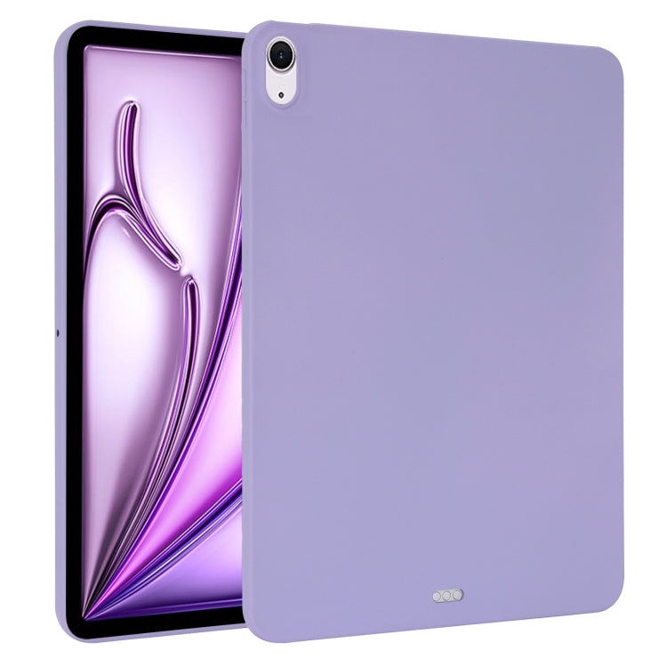 For iPad Air 13 2024 / Air 13 2025 Oil Spray Skin-friendly TPU Tablet Case(Purple)