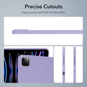 For iPad Air 13 2024 / Air 13 2025 Oil Spray Skin-friendly TPU Tablet Case(Purple)