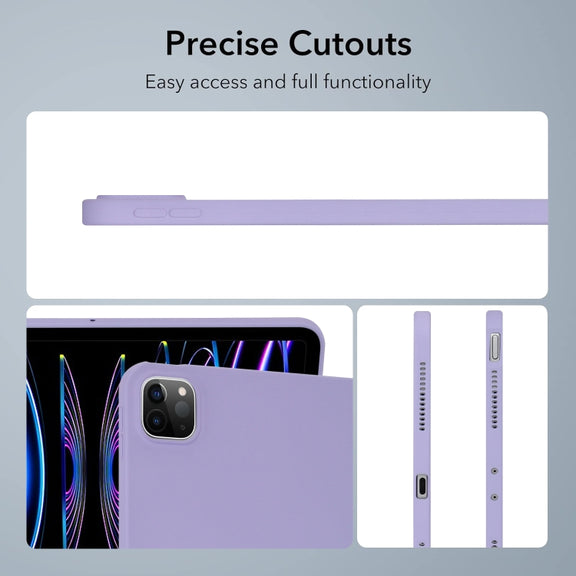 For iPad Air 13 2024 / Air 13 2025 Oil Spray Skin-friendly TPU Tablet Case(Purple)