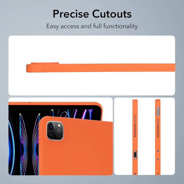 For iPad Pro 11 2024 Oil Spray Skin-friendly TPU Tablet Case(Orange)