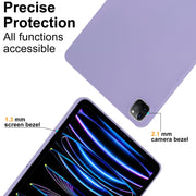 For iPad Pro 11 2024 Oil Spray Skin-friendly TPU Tablet Case(Purple)