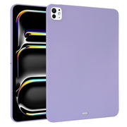 For iPad Pro 13 2024 Oil Spray Skin-friendly TPU Tablet Case(Purple)