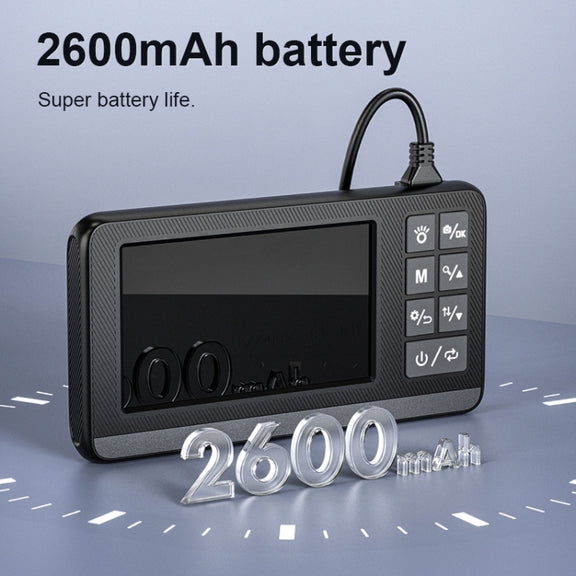 P005 8mm Single Lenses Industrial Pipeline Endoscope with 4.3 inch HD Screen, Spec:3m Tube