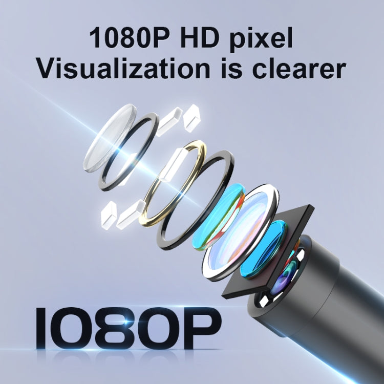 P005 8mm Single Lenses Industrial Pipeline Endoscope with 4.3 inch HD Screen, Spec:5m Tube
