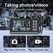 P005 8mm Single Lenses Industrial Pipeline Endoscope with 4.3 inch HD Screen, Spec:5m Tube