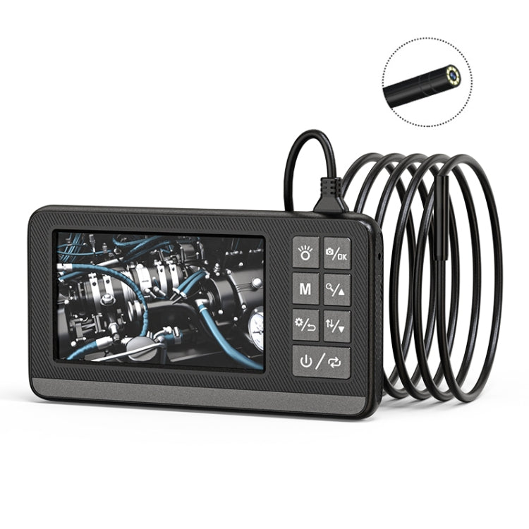 P005 8mm Single Lenses Industrial Pipeline Endoscope with 4.3 inch HD Screen, Spec:10m Tube