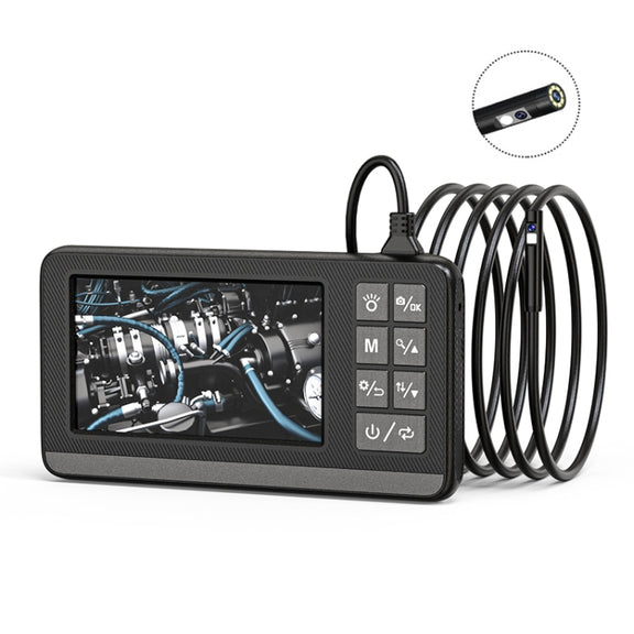 P005 8mm Dual Lenses Industrial Pipeline Endoscope with 4.3 inch HD Screen, Spec:1m Tube
