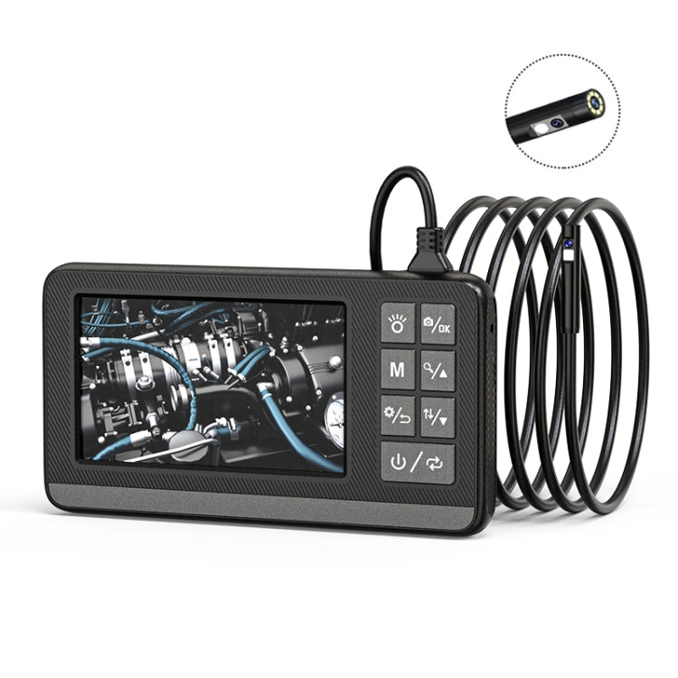 P005 8mm Dual Lenses Industrial Pipeline Endoscope with 4.3 inch HD Screen, Spec:5m Tube