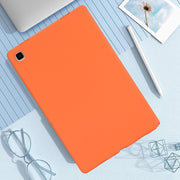 For Samsung Galaxy Tab S9 Oil Spray Skin-friendly TPU Tablet Case(Orange)