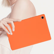 For Samsung Galaxy Tab S9 Oil Spray Skin-friendly TPU Tablet Case(Orange)