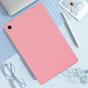 For Samsung Galaxy Tab S9 Oil Spray Skin-friendly TPU Tablet Case(Pink)