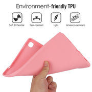 For Samsung Galaxy Tab S9 Oil Spray Skin-friendly TPU Tablet Case(Pink)