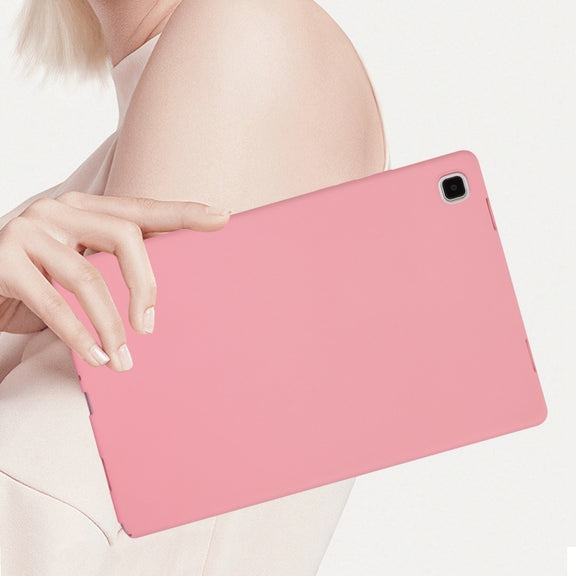 For Samsung Galaxy Tab S9 Oil Spray Skin-friendly TPU Tablet Case(Pink)