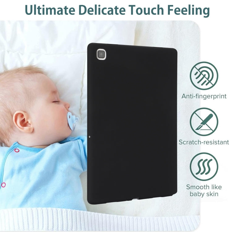 For Samsung Galaxy Tab S9 Oil Spray Skin-friendly TPU Tablet Case(Black)