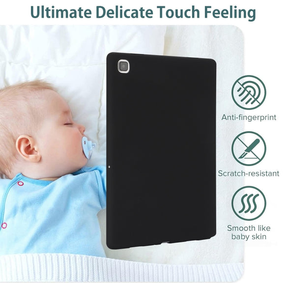 For Samsung Galaxy Tab S9 Oil Spray Skin-friendly TPU Tablet Case(Black)