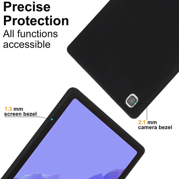 For Samsung Galaxy Tab S9 Oil Spray Skin-friendly TPU Tablet Case(Black)
