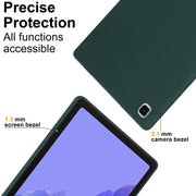For Samsung Galaxy Tab S9 Oil Spray Skin-friendly TPU Tablet Case(Deep Green)