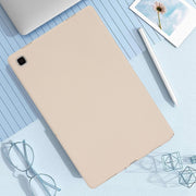 For Samsung Galaxy Tab S9 Oil Spray Skin-friendly TPU Tablet Case(Milk White)