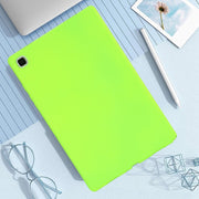 For Samsung Galaxy Tab S9 Oil Spray Skin-friendly TPU Tablet Case(Fluorescent Green)