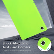 For Samsung Galaxy Tab S9 Oil Spray Skin-friendly TPU Tablet Case(Fluorescent Green)