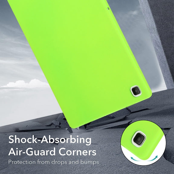 For Samsung Galaxy Tab S9 Oil Spray Skin-friendly TPU Tablet Case(Fluorescent Green)
