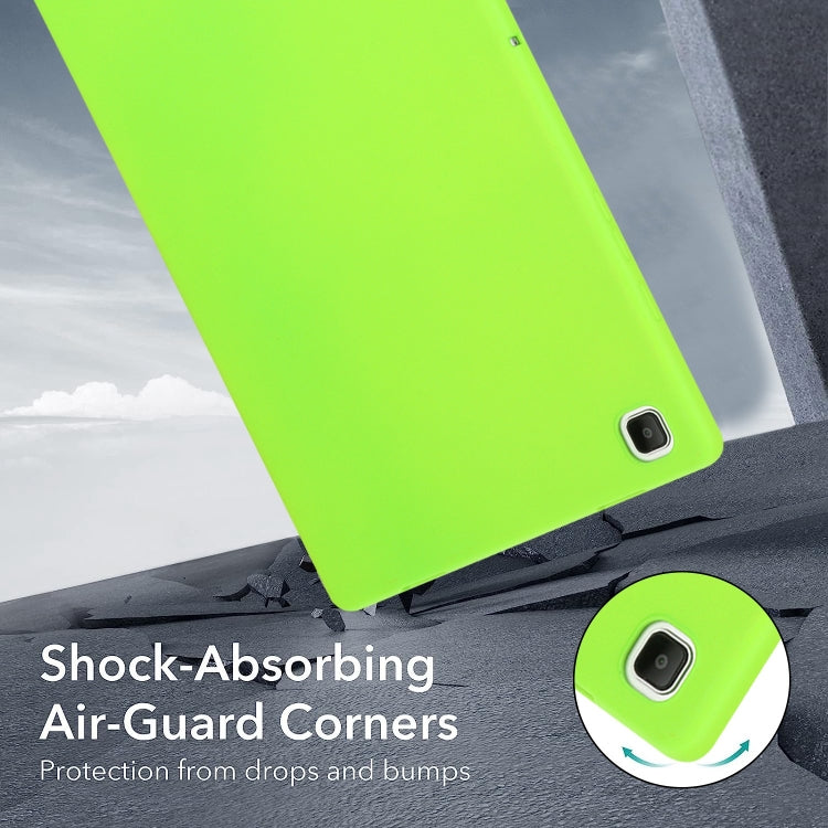 For Samsung Galaxy Tab S9 Oil Spray Skin-friendly TPU Tablet Case(Fluorescent Green)
