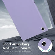 For Samsung Galaxy Tab S9 Oil Spray Skin-friendly TPU Tablet Case(Purple)