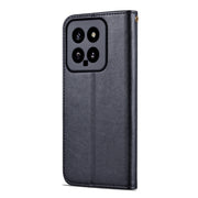 For Xiaomi 14 AZNS Sheepskin Texture Flip Leather Phone Case(Black)