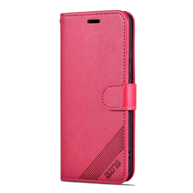 For Xiaomi 14 AZNS Sheepskin Texture Flip Leather Phone Case(Red)