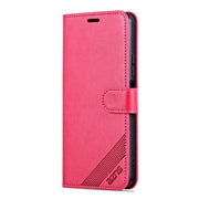 For Xiaomi Poco C65/Redmi 13C AZNS Sheepskin Texture Flip Leather Phone Case(Red)