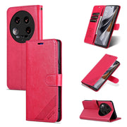 For Xiaomi 14 Ultra AZNS Sheepskin Texture Flip Leather Phone Case(Red)