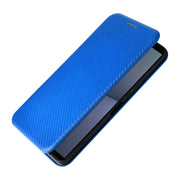 For Sony Xperia 1 VI 2024 Carbon Fiber Texture Flip Leather Phone Case(Blue)