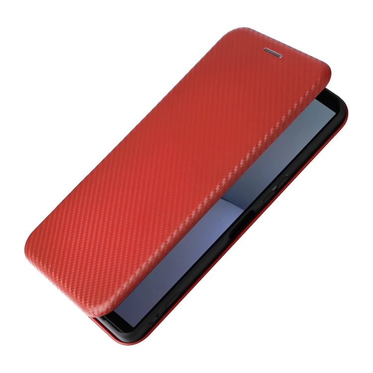 For Sony Xperia 1 VI 2024 Carbon Fiber Texture Flip Leather Phone Case(Brown)