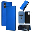 For Sony Xperia 10 VI 2024 Carbon Fiber Texture Flip Leather Phone Case(Blue) - Sony Cases by PMC Jewellery | Online Shopping South Africa | PMC Jewellery | Buy Now Pay Later Mobicred