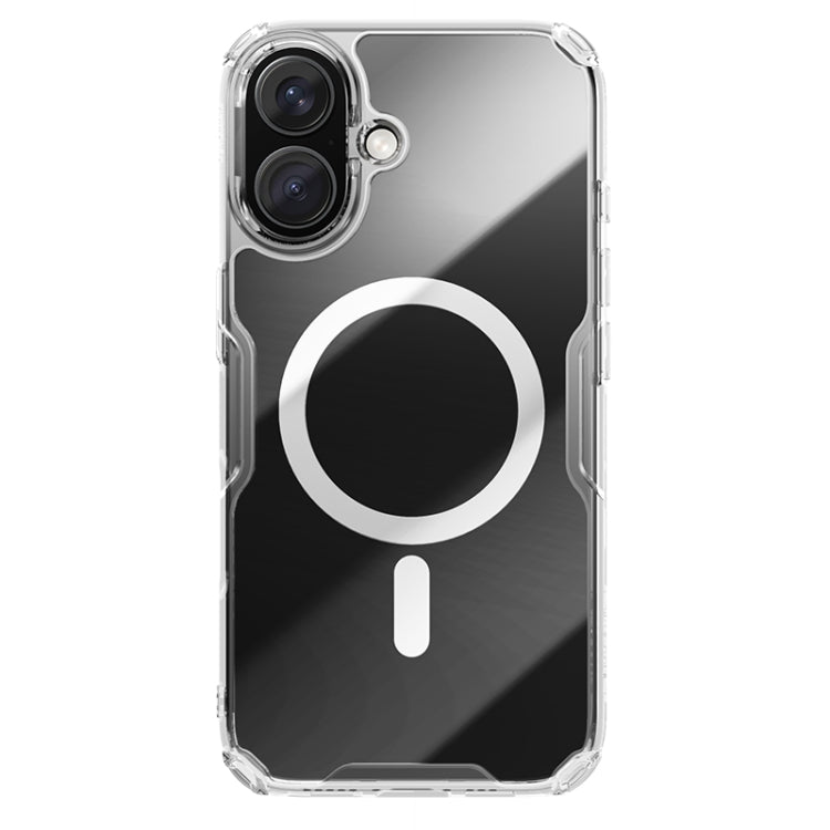 For iPhone 16 Pro Max NILLKIN Ultra Clear Magsafe PC + TPU Phone Case(Transparent)