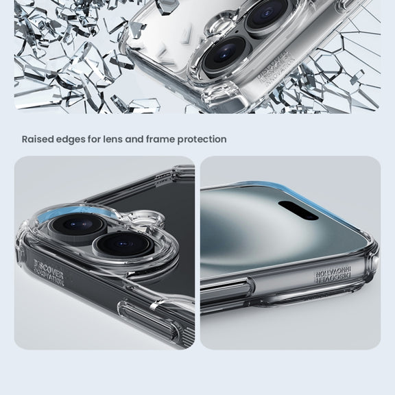 For iPhone 16 Pro Max NILLKIN Ultra Clear Magsafe PC + TPU Phone Case(Blue)