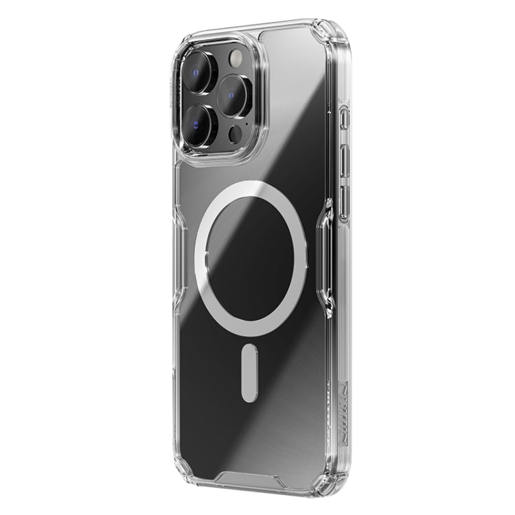 For iPhone 16 Pro NILLKIN Ultra Clear Magsafe PC + TPU Phone Case(Transparent)